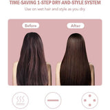Hot Air Brush Multi-Function Hair Dryer Straightener Curler Comb One Step Professional Salon Hair Styler