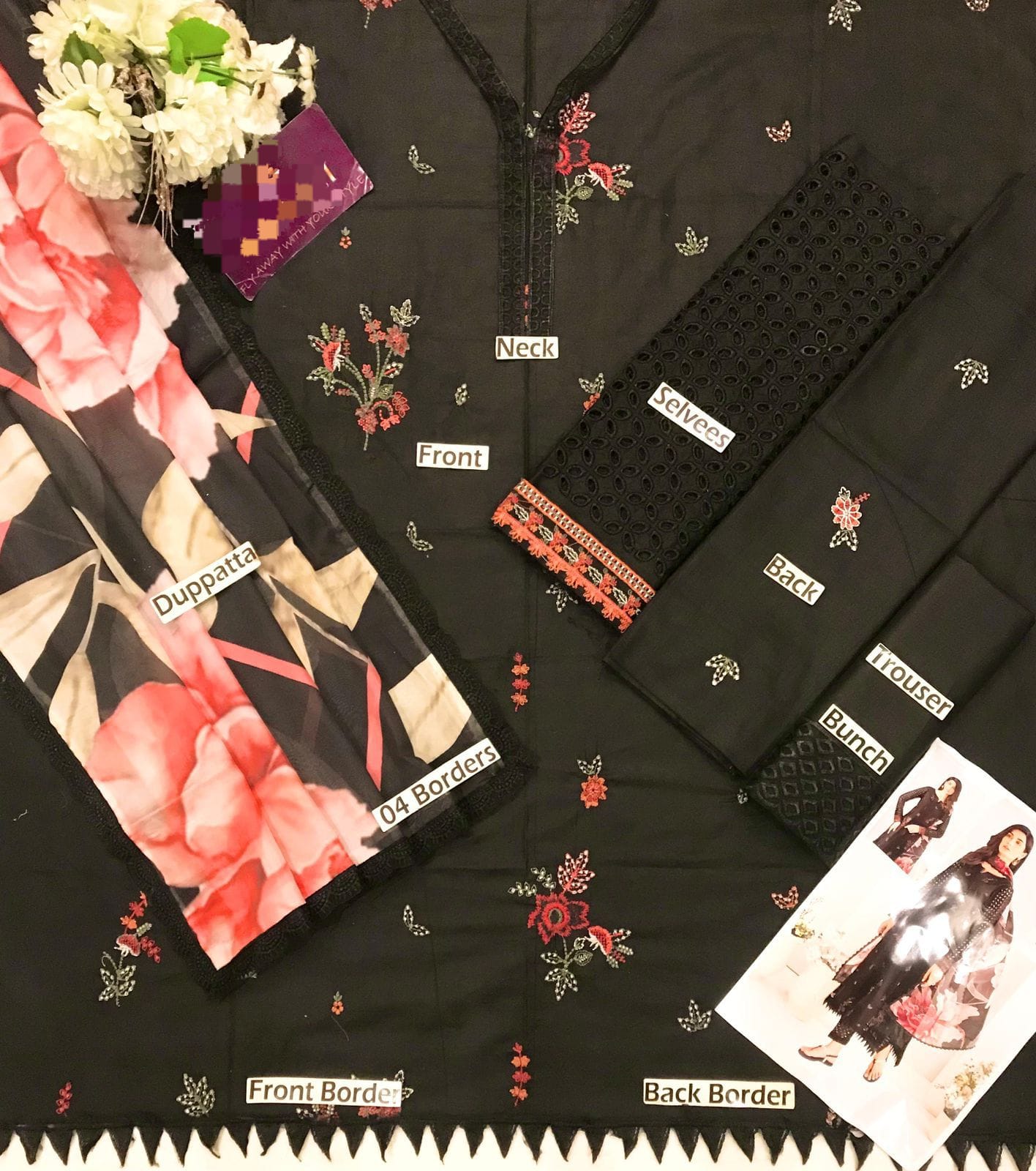 LAWN COLLECTION WITH SILK DUPPATA