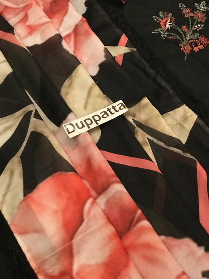 LAWN COLLECTION WITH SILK DUPPATA