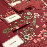 Lawn Collection-3PCS with chiffon duppata