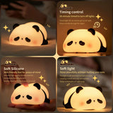 Silicon Panda Lamp