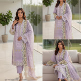 Chicken kari lawn with jacquard Duppata