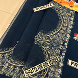 Lawn with organza duppata 3pcs