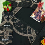 Black chiffon SAREE 🖤