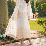 Lawn with chiffon duppata