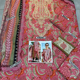 Lawn with chiffon duppata