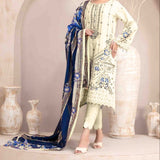 Lawn with ORGANZA duppata