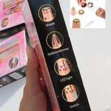 2 in 1 eyebrow trimmer