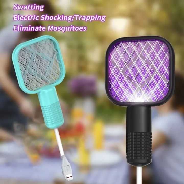 Mosquito Gadget Swatter UV Light with sharp sparking Fly Bug Zapper Insect Racket easy to used winter Fly Swatters Trap For Home Office Outdoor