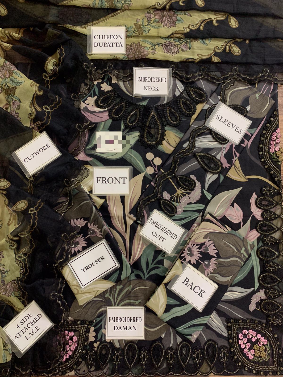 Luxury Lawn Embroidered-3PCS