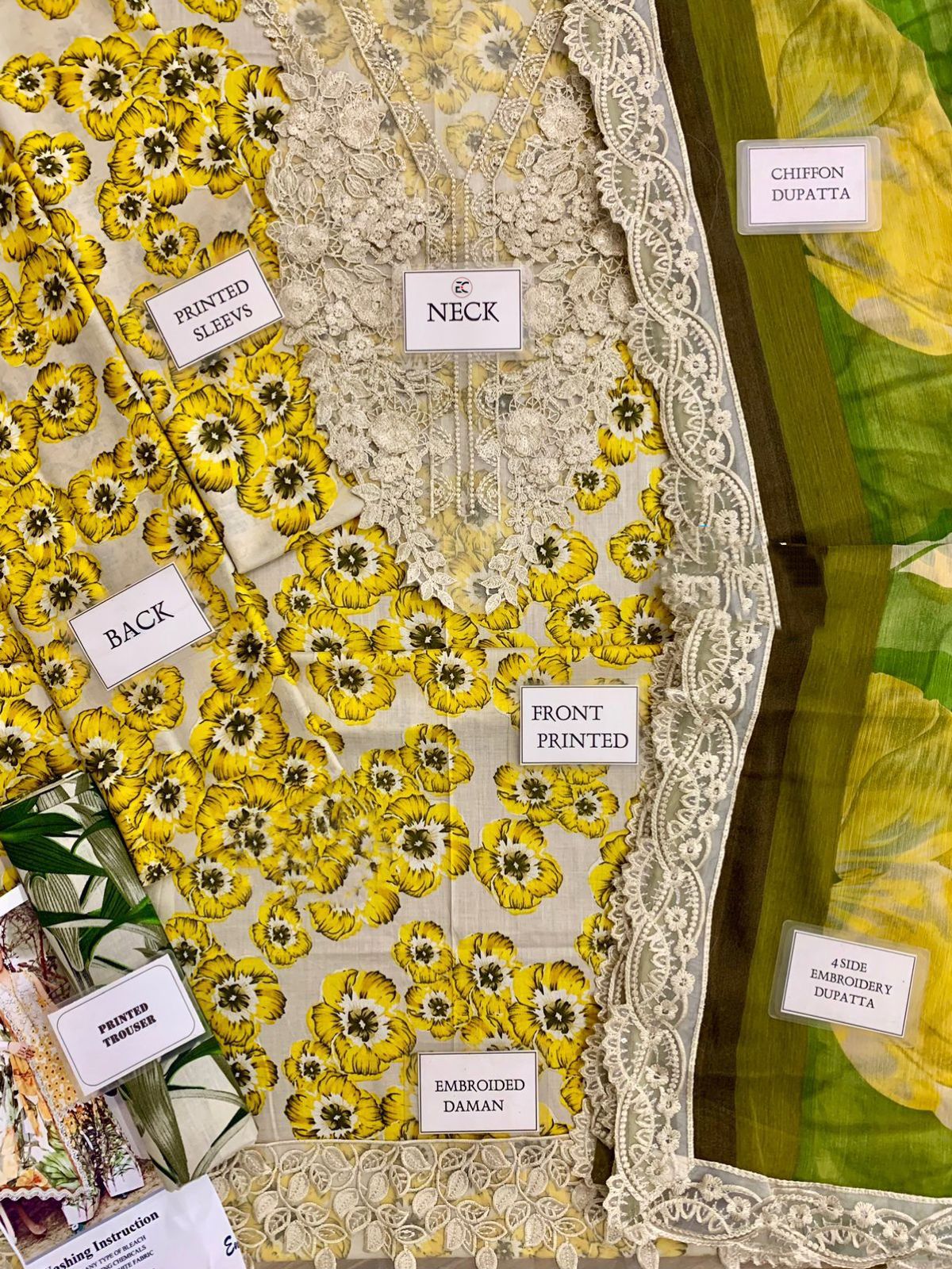 LAWN COLLECTION WITH CHIFFON DUPPATA-3PCS