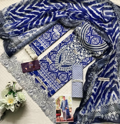 LAWN COLLECTION WITH CHIFFON DUPPATA 3PCS