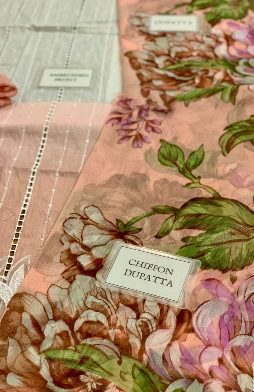 LAWN COLLECTION CHIFFON DUPPATA-3PCS