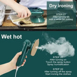 Portable steam iron