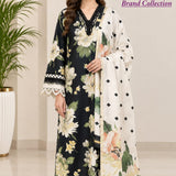 Lawn with Chiffon Duppata 3PCS